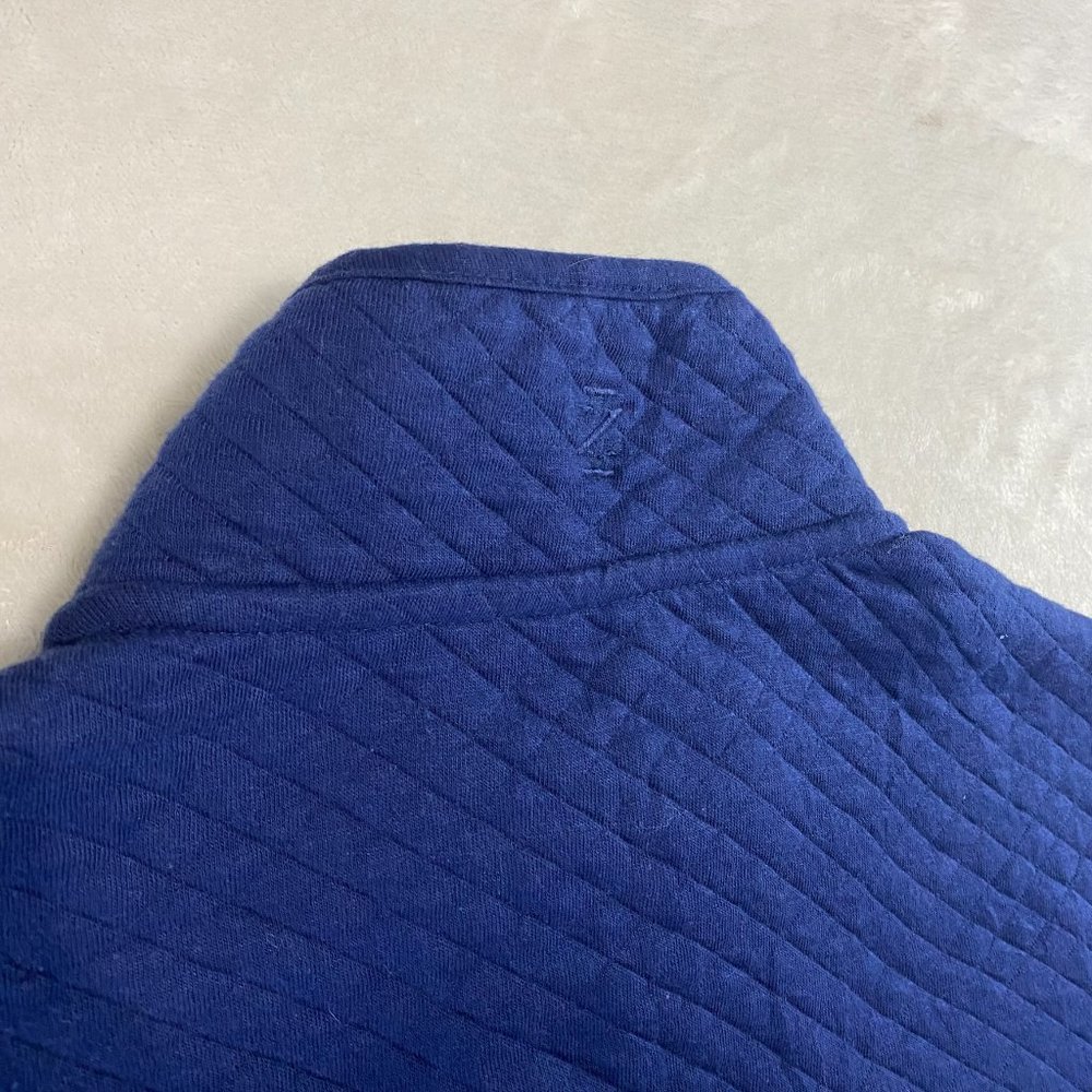 Medieval Navy Blue Izod Luxury Sport Quilted Vest  Men's Size Medium NWT - Picture 10 of 12